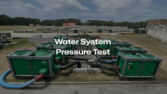 Water System Pressure Test