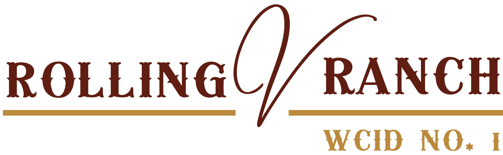 Rolling V Ranch WCID 1 logo